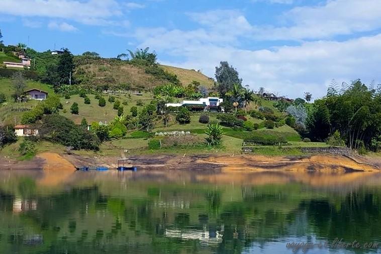 Colombie, Guatapé, guest house, chambre d'hôtes, lac, Peñon