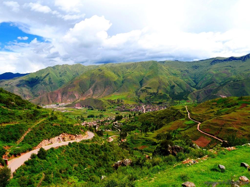 La vue sur la vallée