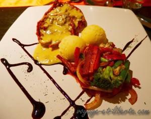 Délicieux médaillon de porc à Cuenca