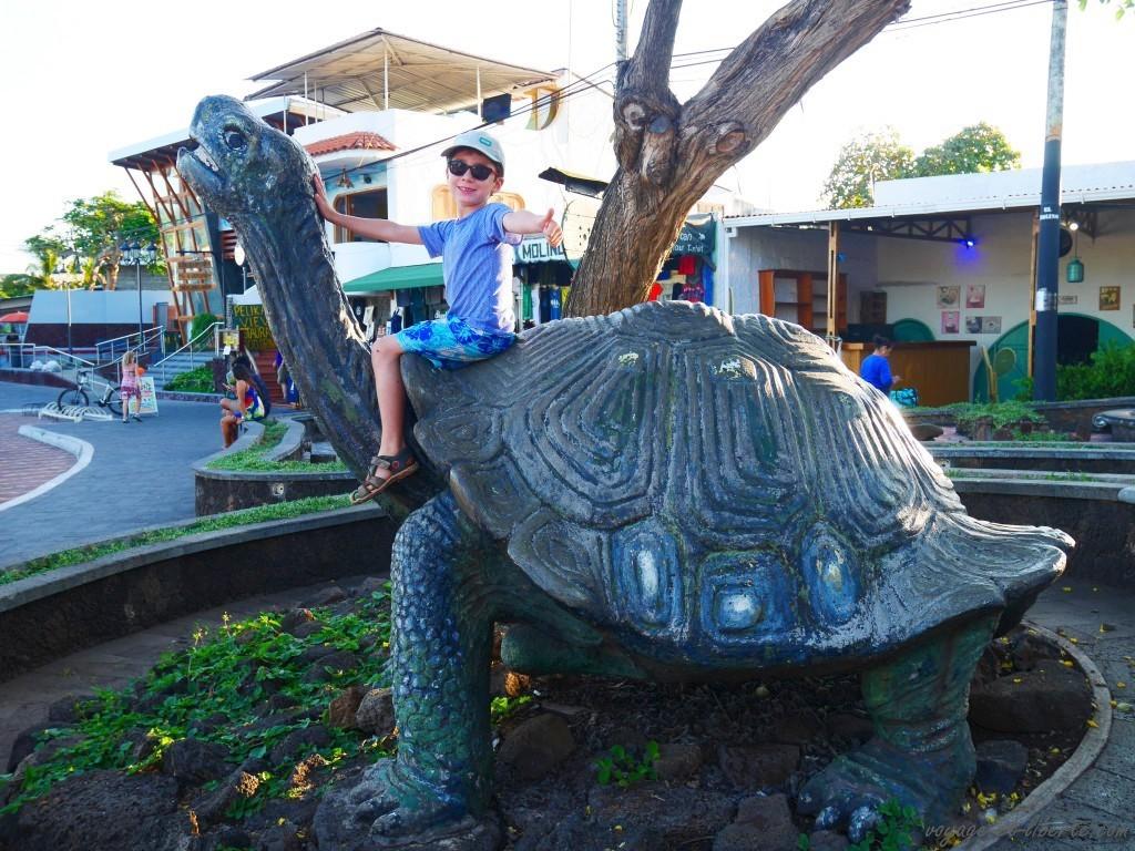 Les tortues sont vraiment enormes aux Galapagos !